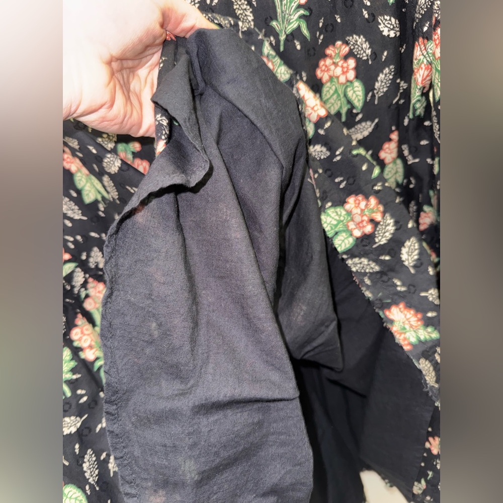 Anthropologie Pilcro Long-Sleeve Mock-Neck Swing Mini Dress S - Picture 8 of 8